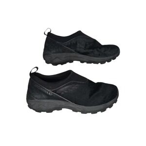 Merrell Womens Sneakers Black Suede Slip On Comfort J007354 9.5